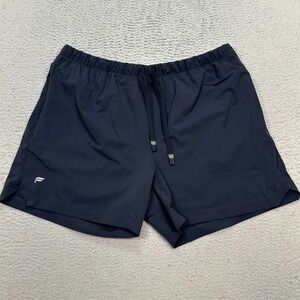 Fabletics The One Shorts Men's Size 36 Blue Drawstring Athletic Quick Dry 5"